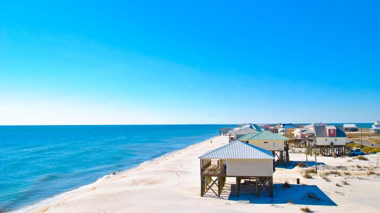 Kowabunga - You'Ll Love The Rooftop Deck And Private Heated Dipping Pool! Pet Friendly! Home Dauphin Island Exterior photo