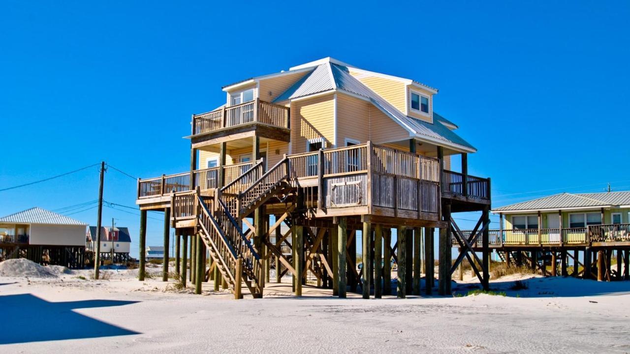 Kowabunga - You'Ll Love The Rooftop Deck And Private Heated Dipping Pool! Pet Friendly! Home Dauphin Island Exterior photo