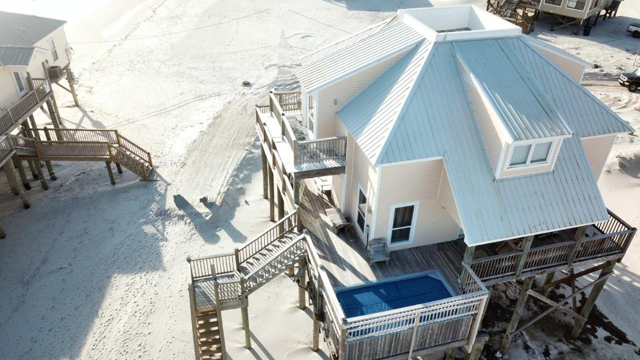 Kowabunga - You'Ll Love The Rooftop Deck And Private Heated Dipping Pool! Pet Friendly! Home Dauphin Island Exterior photo