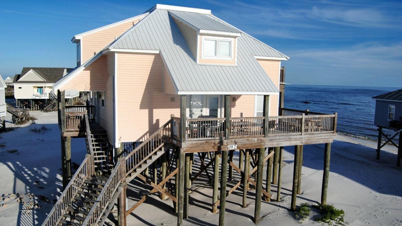 Kowabunga - You'Ll Love The Rooftop Deck And Private Heated Dipping Pool! Pet Friendly! Home Dauphin Island Exterior photo